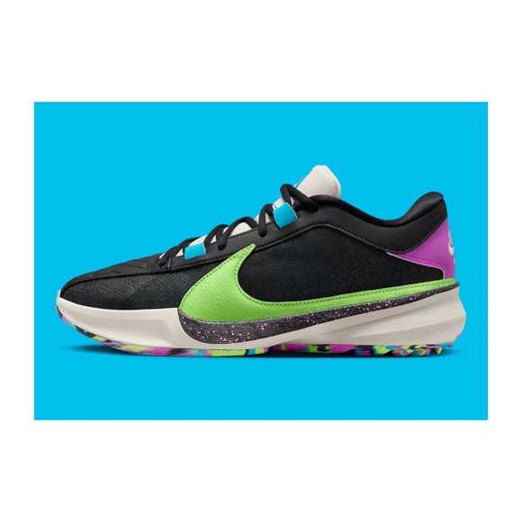 Nike Zoom Freak 5 Low Mens Basketball Shoes Black DX4985-002 NEW Multi Sz - Picture 4 of 10